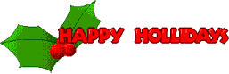 Happy holidays
